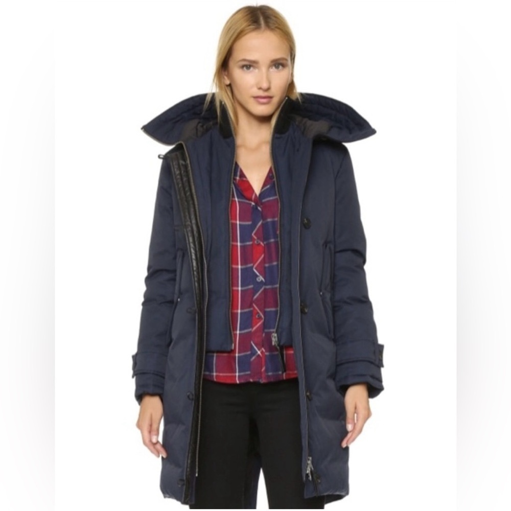 MACKAGE Villa Navy Winter Down Parka With Hood - XXS - Picture 2 of 13